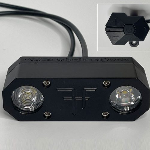 LIMITED EDITION BBSHD, BBS02 (Handlebar Switch) 36-72V *BLACK* Ultra 3200 LED E-Bike Light
